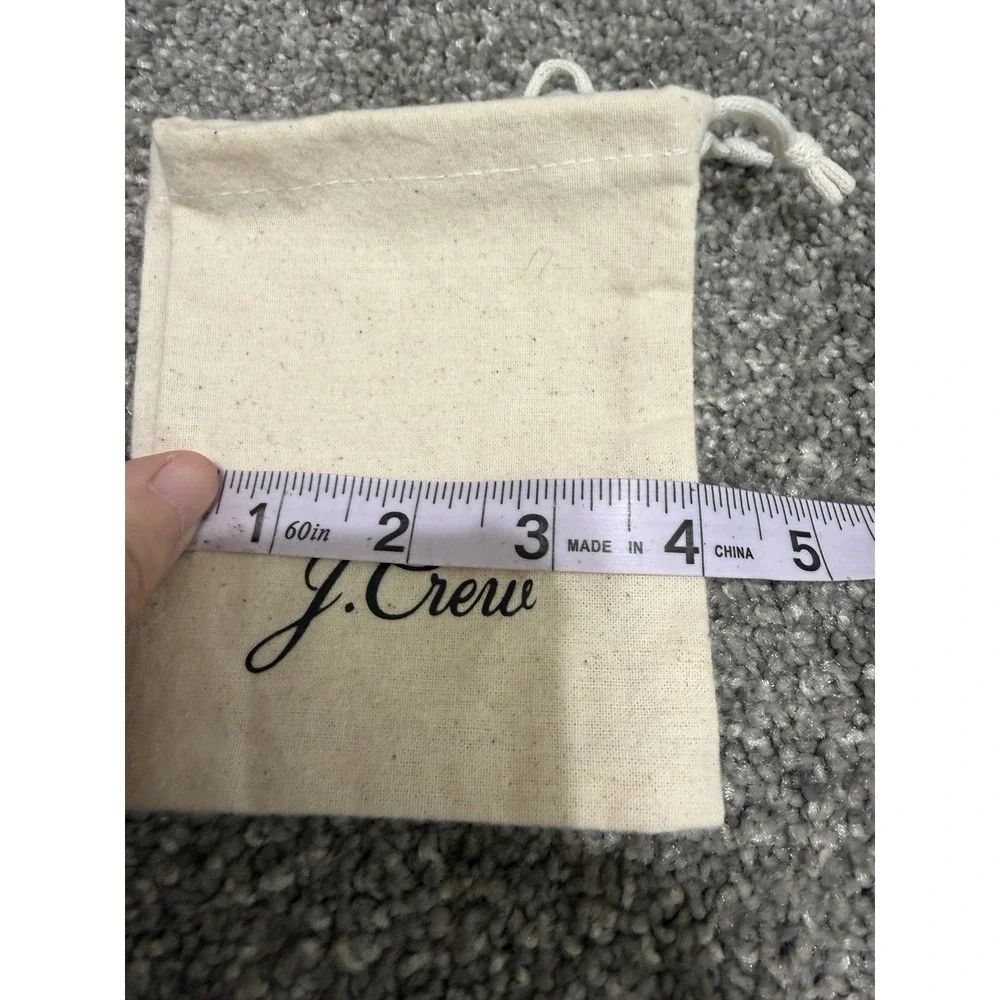 Lot of 9 - 6 Anthropologie & 3 J Crew cloth Jewelry bag drawstring pouches